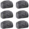 Mesti antklodės 6 pcs Tamsiai pilka 270 x 240 cm Flysas