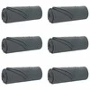 Mesti antklodės 6 pcs Tamsiai pilka 350 x 270 cm Flysas