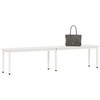 suoliukas Balta 200 x 35 x 45 cm Kietos pušies mediena