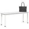 suoliukas Balta 110 x 35 x 45 cm Kietos pušies mediena