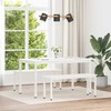 suoliukas Balta 110 x 35 x 45 cm Kietos pušies mediena