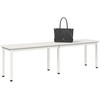 suoliukas Balta 160 x 35 x 45 cm Kietos pušies mediena