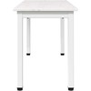 suoliukas Balta 110 x 35 x 45 cm Kietos pušies mediena
