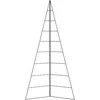 Metalinė Kalėdų eglutė, juodos spalvos, 210cm