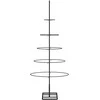 Metalinė Kalėdų eglutė, juodos spalvos, 125cm