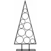 Metalinė Kalėdų eglutė, juodos spalvos, 90 cm
