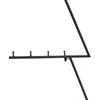 Metalinė Kalėdų eglutė, juodos spalvos, 125cm
