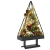 Metalinė Kalėdų eglutė su stovu KUOPIO 60 cm Plienas Juoda