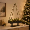 Metalinė Kalėdų eglutė su stovu KUOPIO 60 cm Plienas Juoda