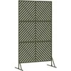Privatumo žaliuzės 100 x 50 x 180 cm Plienas Alyvuogių žalia