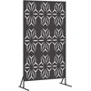 Privatumo žaliuzės Juoda 100 x 50 x 180 cm Plienas