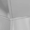 Stulpinis sodinukas 2 pcs Sidabro 35 x 35 x 73 cm