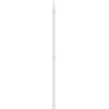 Metalinis galvūgalis, baltos spalvos, 135cm