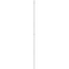 Metalinis galvūgalis, baltos spalvos, 180cm