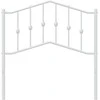 Metalinis galvūgalis, baltos spalvos, 90cm