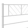 Metalinis galvūgalis, baltos spalvos, 90cm