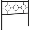 Metalinis galvūgalis, juodos spalvos, 100cm