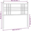 Metalinis pakaitinis galvūgalis, juodos spalvos, 100cm