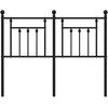 Metalinis galvūgalis, juodos spalvos, 120cm