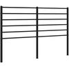 Metalinis galvūgalis, juodos spalvos, 120cm