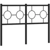 Metalinis galvūgalis, juodos spalvos, 120cm