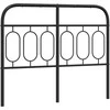 Metalinis pakaitinis galvūgalis, juodos spalvos, 120cm