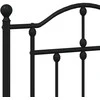 Metalinis galvūgalis, juodos spalvos, 135cm