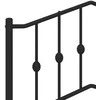 Metalinis galvūgalis, juodos spalvos, 140cm
