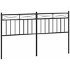 Metalinis galvūgalis, juodos spalvos, 150cm