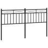 Metalinis galvūgalis, juodos spalvos, 150cm
