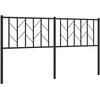 Metalinis galvūgalis, juodos spalvos, 160cm
