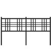 Metalinis galvūgalis, juodos spalvos, 160cm