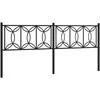 Metalinis pakaitinis galvūgalis, juodos spalvos, 193cm
