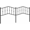 Metalinis galvūgalis, juodos spalvos, 193cm