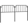 Metalinis galvūgalis, juodos spalvos, 200cm