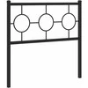 Metalinis galvūgalis, juodos spalvos, 90cm