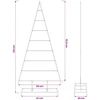 Metalinis Kalėdų medis KUOPIO 125 cm