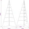 Metalinis Kalėdų medis KUOPIO 140 cm Plienas Auksinė