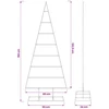 Metalinis Kalėdų medis KUOPIO 150 cm