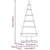 Metalinis Kalėdų medis s stovu Auksinė 148 cm