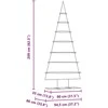 Metalinis Kalėdų medis s stovu Auksinė 209 cm