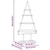 Metalinis Kalėdų medis s stovu Auksinė 60 cm