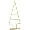 Metalinis Kalėdų medis s stovu Auksinė 60 cm