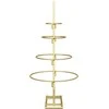Metalinis Kalėdų medis s stovu Auksinė 60 cm