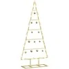 Metalinis Kalėdų medis s stovu Auksinė 90 cm