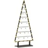 Metalinis Kalėdų medis s stovu Juoda 125,5 cm Plienas