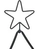 Metalinis Kalėdų medis s stovu Juoda 125 cm Plienas