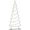 Metalinis Kalėdų medis Juoda 210 cm Plienas