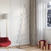 Metalinis Kalėdų medis Juoda 210 cm Plienas