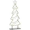Metalinis Kalėdų medis s stovu Juoda 90,5 cm Plienas